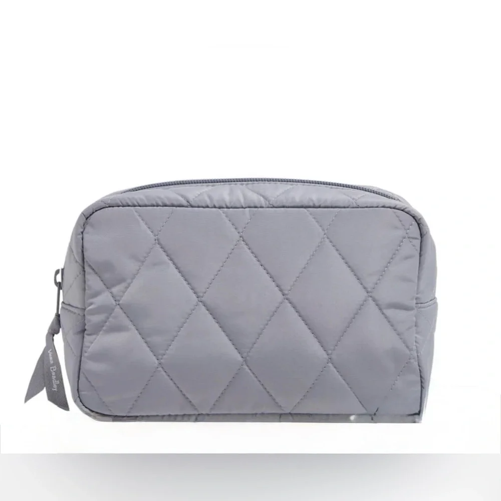 Vera Bradley Ultralight Medium Cosmetic Bag in Frost Gray